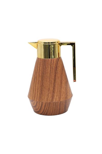 Generic 1L Premium Wooden Coffee and Tea Thermos