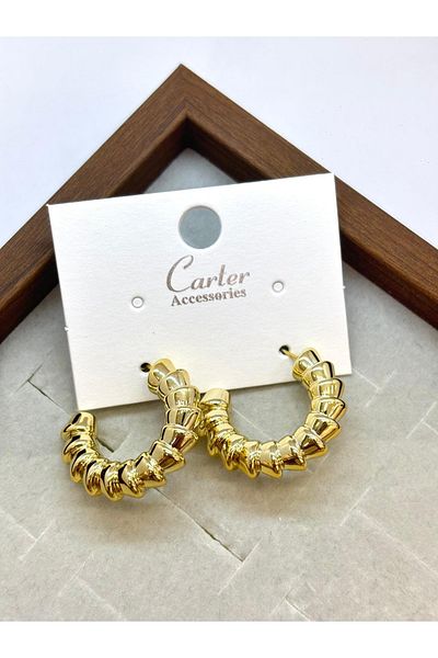 Twinssis Accessories Croissant Model Semicircle Earrings