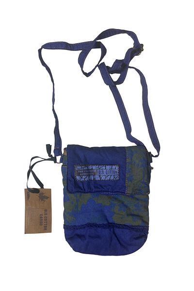 Old Cotton Vintage Colorful Ethnic Loose Single Compartment Daily Women's Arm Shoulder Cross Phone Bag 14 cm X 17 cm