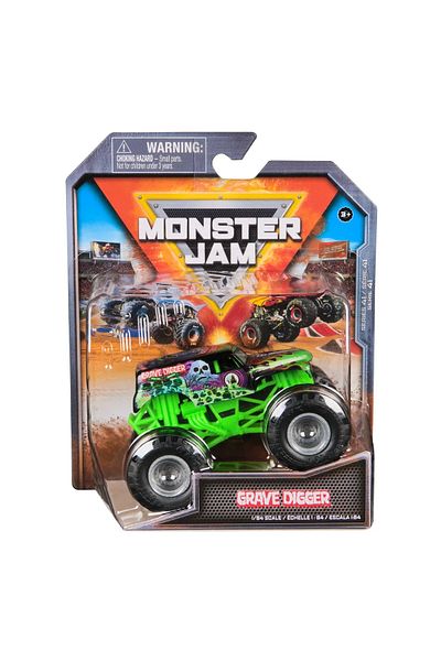 Monster Jam METAL CAR GRAVE DIGGER SCALE 1 TO 64