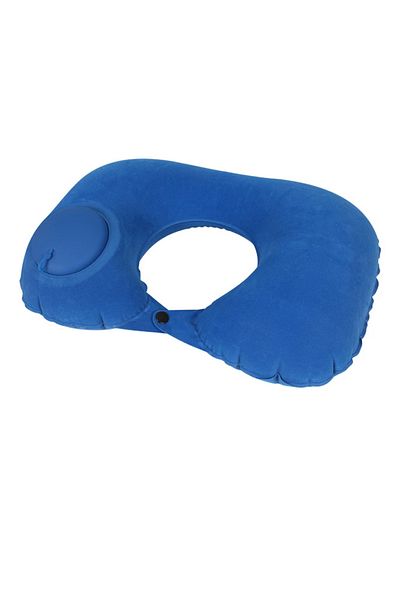 OEM Inflatable U-shaped travel pillow, 36 x 25 cm, neck diameter 12 cm, fast inflation