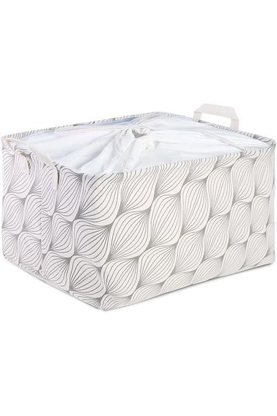 LessMo Foldable Fabric Storage Box, Spacious, Multiple Functionalities, for Clothes, Toys, 43x32x25 cm