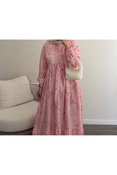 Zahra Moda desenli elbise