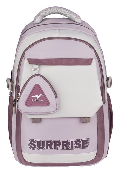 RKY SERENITY Relaxion Multi-Pocket Backpack with Pen Holder and Plush Accessories School Set
