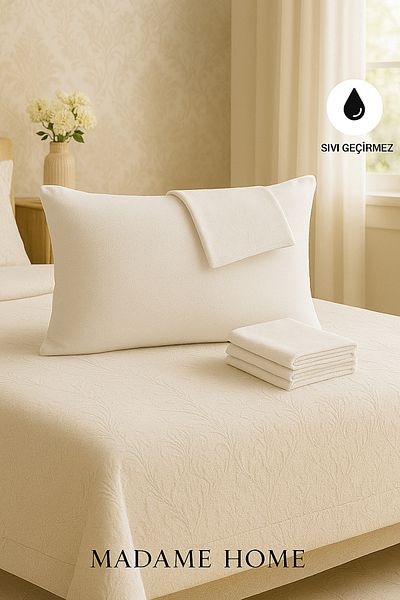 Madame Home Liquid Proof Pillow Mattress Allergy Free Cotton Daily Use
