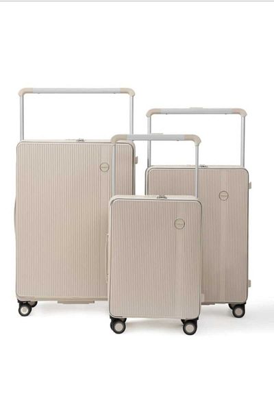 Prosperity 3-Piece Blue Luggage Set – Spinner Wheels, Hard Shell, TSA Lock