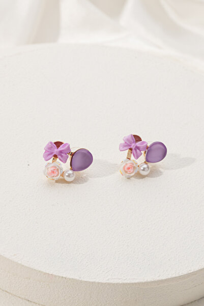 MRK Kadın Flower İthal Çiçek Küpe