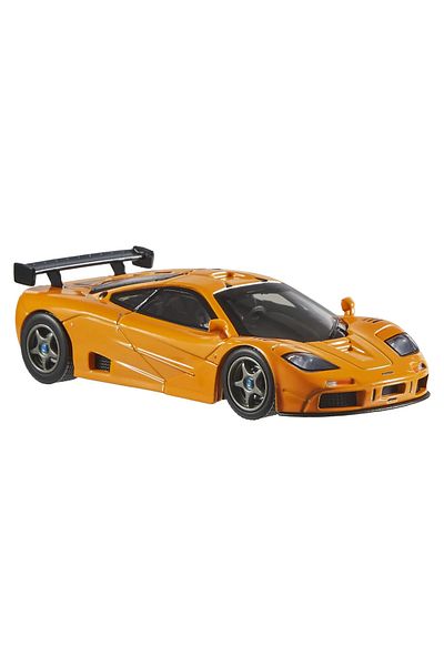 HOT WHEELS PREMIUM REAL RIDERS DIECAST CAR MCLAREN F1 GTR 1995 SCALE 1:43