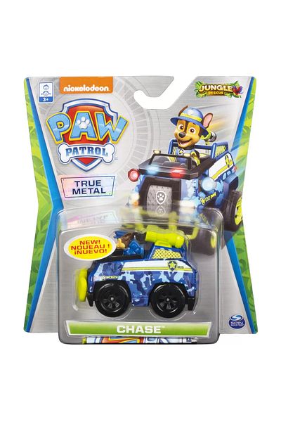 PATRULA CATELUSILOR CHASE JUNGLE RESCUE METAL CAR