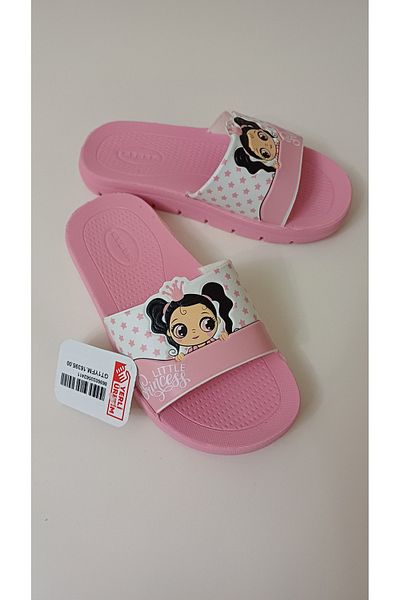 GEZER Girl's Summer Little Princess Pu Comfortable Sole Slippers