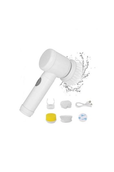 OEM 4-head cleaning device for kitchen sink or bathtub, USB rechargeable