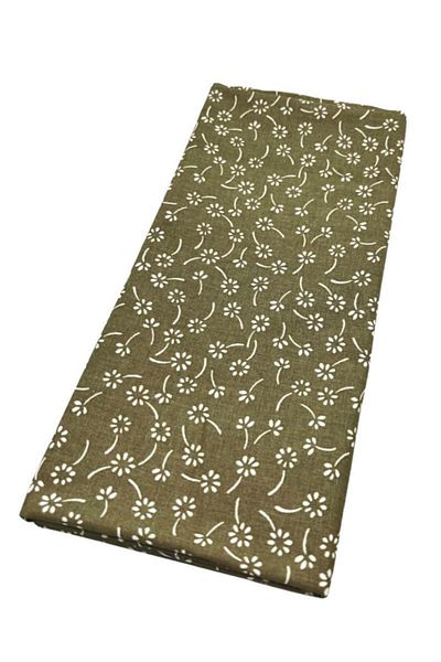 angel çanta aksesuar Angel Bag Accessory 120X50 cm Cotton Lining Fabric Green Crispy Flower Pattern