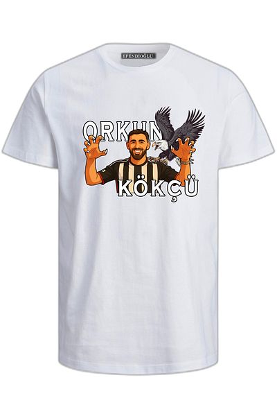 Efendioğlu Design Βαμβακερό μπλουζάκι με στάμπα O.kökçü eagle