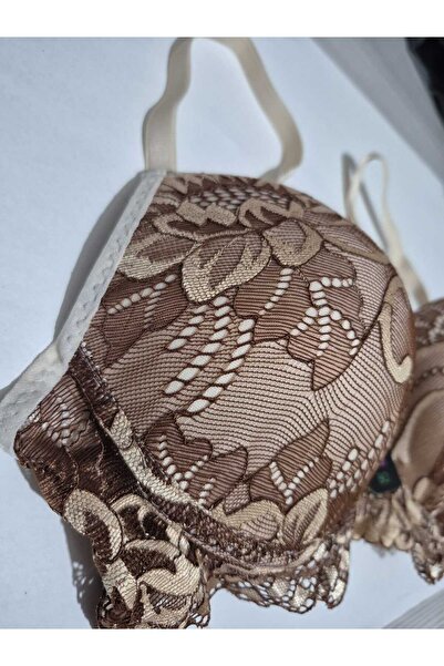 Ebru Silicone Filled Bra- Skin-Brown-1153