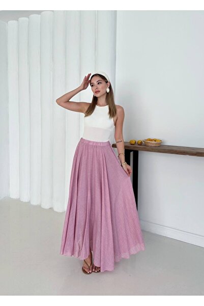 AL&SU BUTİK Γυναικεία φούστα με καμπάνα