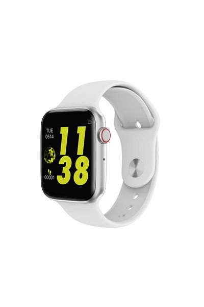 TECHSTAR ® W34S Smartwatch White, 1.54 inch HD IPS, Heart Rate Monitoring, ECG Electrodiagram, Sedent