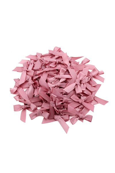 Fiyonks Atölye Bow Satin 25 Pieces, Ribbon Bow Satin Handmade Decoration