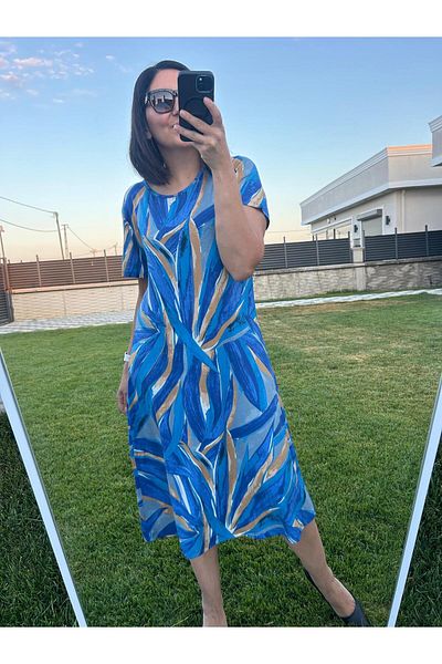 charamela Plus Size Below the Knee Knitted Dress -Bge115
