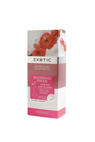 Exotic Moroccan Snow White Whitening Body Cream - 75ml