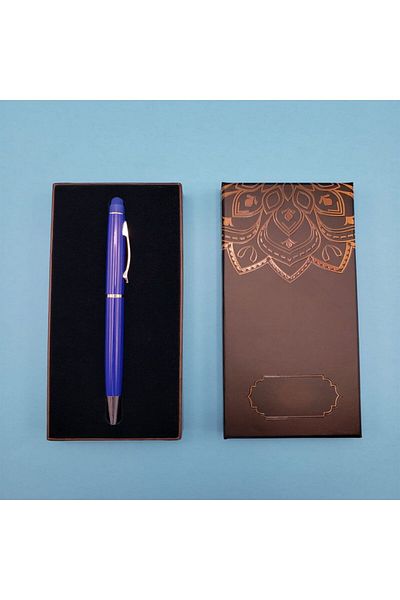 ForWhat Single Blue Pen for Office Home Office Gift