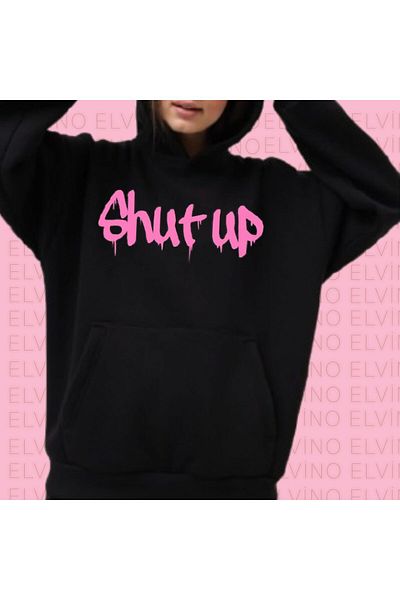 Elvino Thick Winter Printed Cotton Women'S/Men's Unisex Oversize Hooded/Hoodless 3 Thread Sweatshirt
