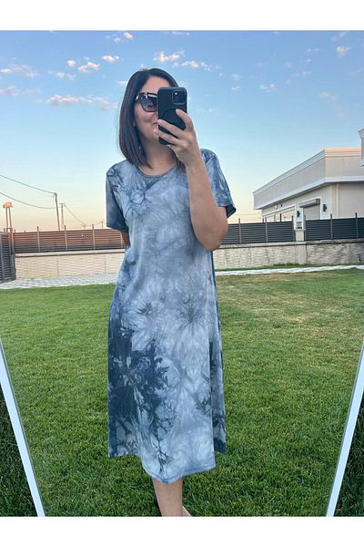 charamela Plus Size Below the Knee Knitted Dress -Bge116