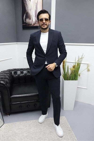Avni Ceylan Monoline Elegance Style Single Button Suit
