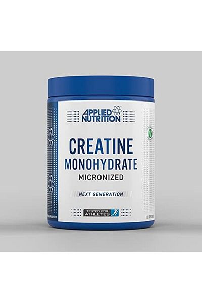 applied nutrition Creatine - Creatine Monohydrate Micronized Powder, for Optimum Muscle Growth, Incr