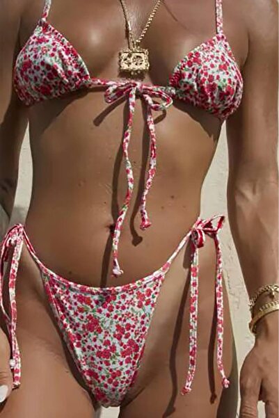 Bikini Mayokini Dünyası Basic Cherry Bikini - Colorful