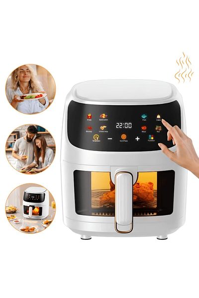 Full Abundance Air Fryer 2400W, Intelligent Control, Healthy Cooking