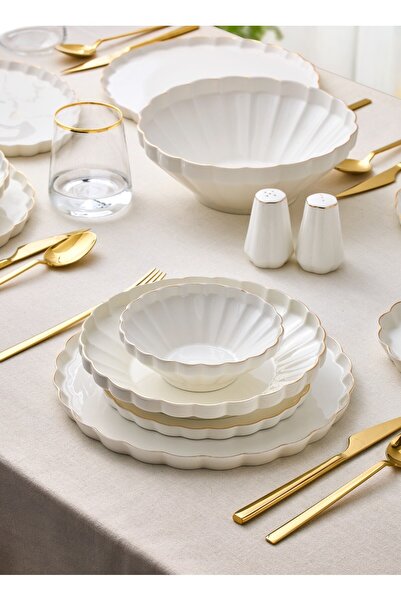 Aryıldız Rs Margaret Gold 54 Parça Porselen Yemek Takımı Ar263587
