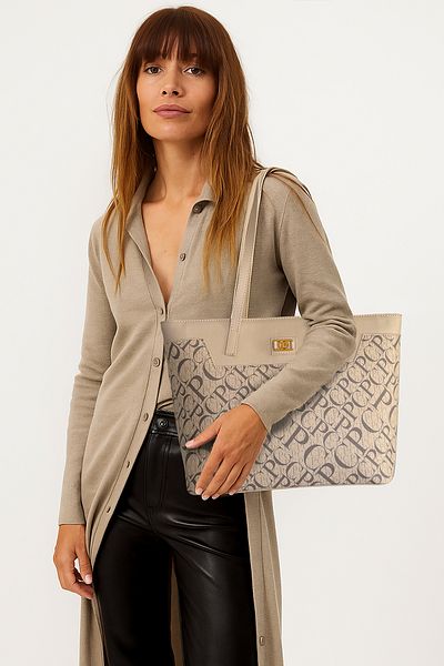 Pierre Cardin Beige Women's Shoulder Bag 05Po25Y2519