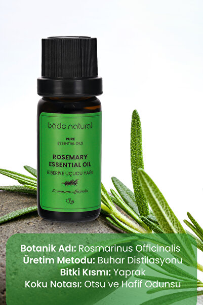 Bade Natural Biberiye Uçucu Yağı %100 Saf 10 ml