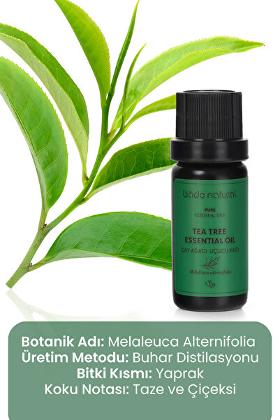 Bade Natural Çay Ağacı Uçucu Yağı %100 Saf 10 ml