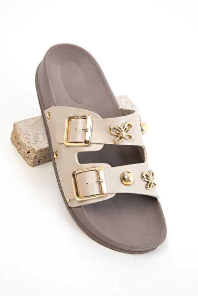 SOHO Béžové dámské pantofle 20757