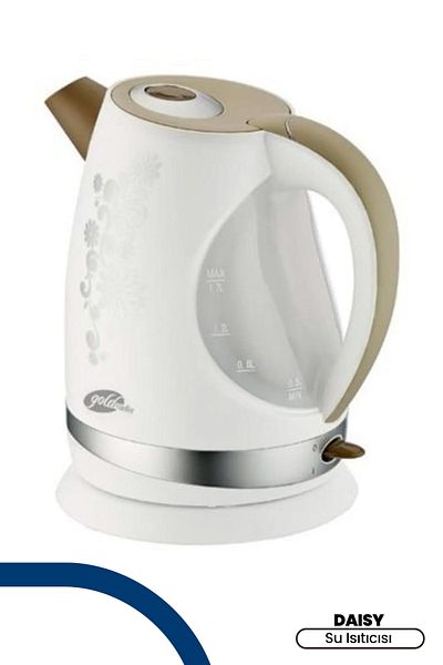 GOLDMASTER غلاية ديزي 2200 وات 1.7 لتر لون أبيض GKT 7313