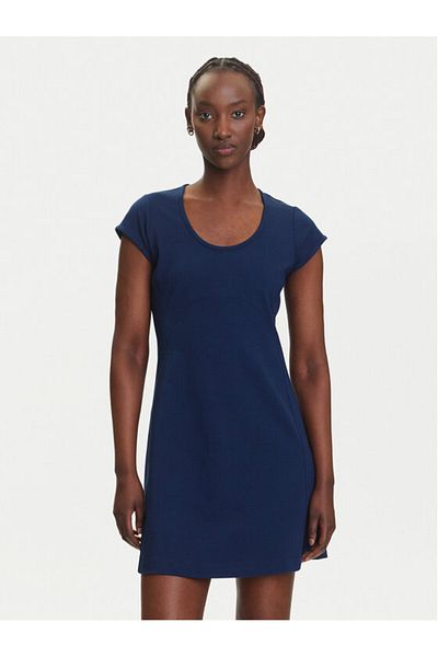 Calvin Klein ŠATY PUNTO MILANO SS SCOOP NK