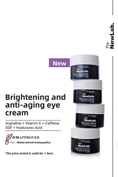 The NewLab Brightening and Anti-Aging Eye Cream (Argireline, Vitamin K, Caffe...