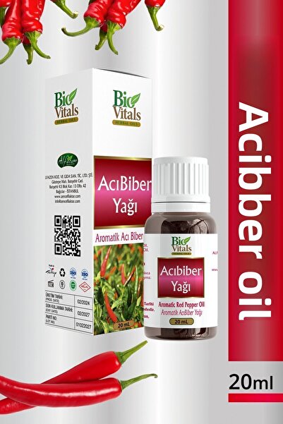 Bio Vitals 20 مل زيت الفلفل الحار
