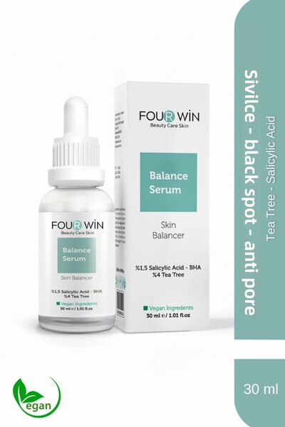 Four Win مصل العناية بالمسام والرؤوس السوداء وحب الشباب (1.5٪ حمض الساليسيليك...