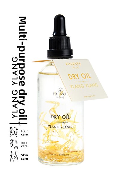 Polente Natural Ylang Ylang Dry Oil 100ml - Multi-Purpose