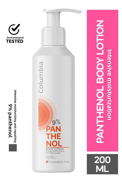 Columbia 200 مل لوشن بانثينول لترطيب وإصلاح الجسم