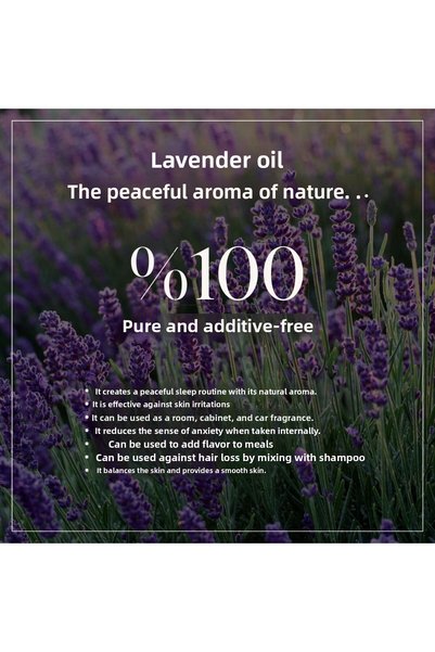 dionesse 100% Pure Lavender Oil 10 ml - Herbal Support for Skin, Hair and Spiritual Balance in Essential Oil Form