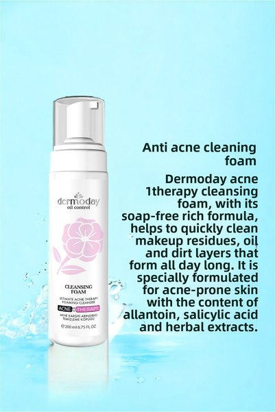 Dermoday Acne Therapy Anti-Acne Purifying Skin Cleansing Foam 200 Ml