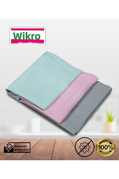 WİKRO 3 قطع من القماش السحري المصنوع من الألياف الدقيقة