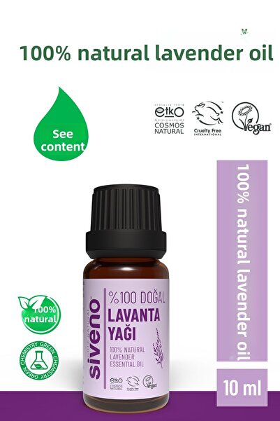 Siveno زيت اللافندر الأساسي الطبيعي 100% 10 مل