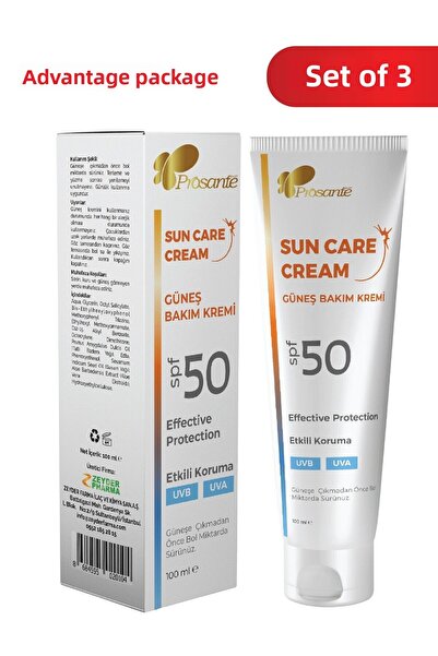 Prosante كريم الحماية من الشمس بعامل حماية من الشمس SPF 50، حماية فعالة من ال...