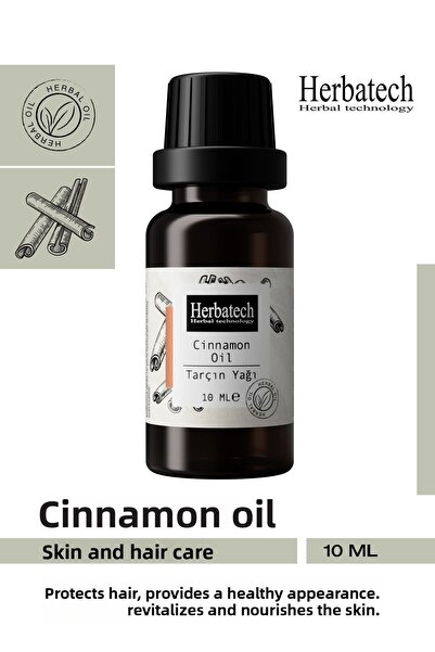 Herbatech Natural Cinnamon Oil - Lip Plumping and Hair Root Stimulating Essen...