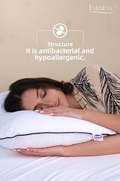 Formeya 2 Climate Nano Gel Μαξιλάρι Ξενοδοχείου - 50x70 cm, 100% Βαμβάκι, Εξωτερικό Ύφασμα