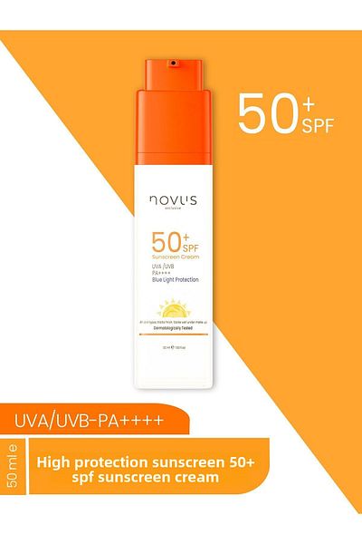 novus exclusive High Uv Protection 50 Spf Sunscreen - Anti-Blemish, Pa Blue, Light Protection Mat, Ceramide 50ml